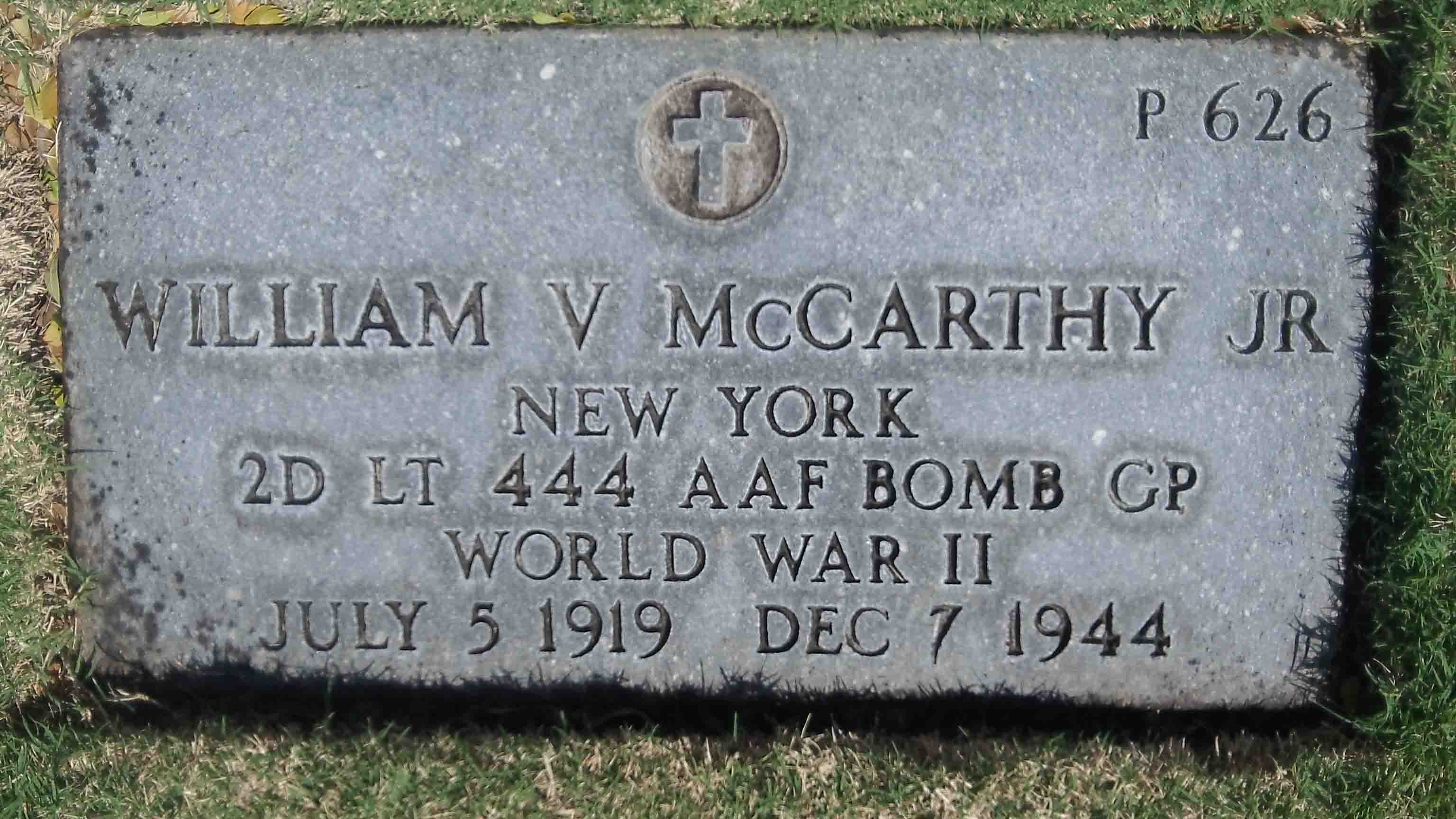 McCArthy William V., Jr.